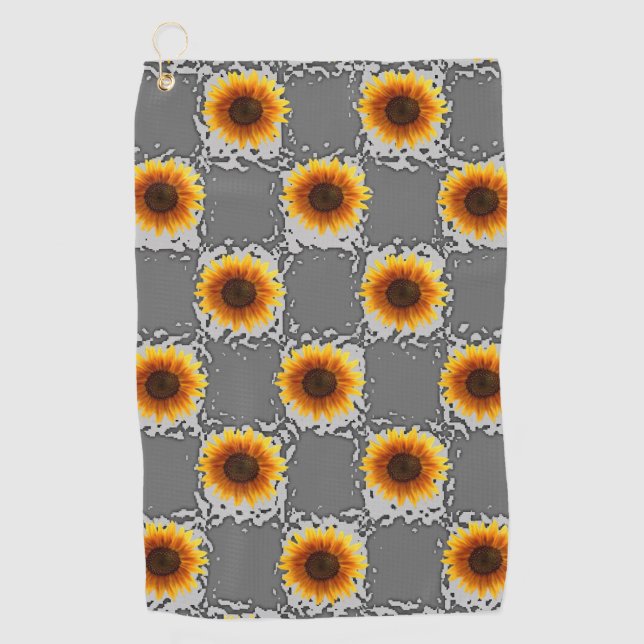 Golf Towel Sunflower (Front)