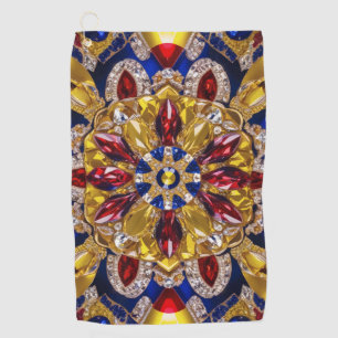 Golf Towel with Colombian Colours