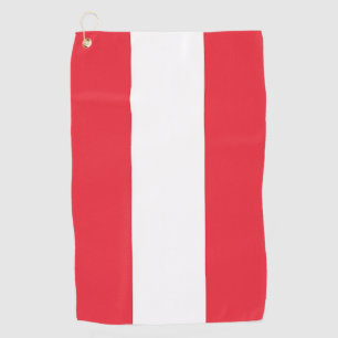 Golf Towel with flag of Austria
