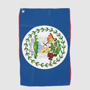 Golf Towel with flag of Belise