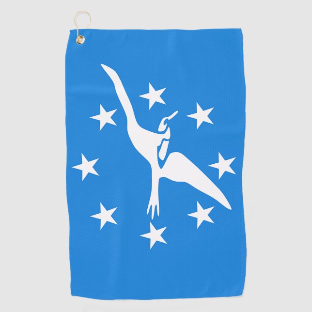 Golf Towel with flag of Corpus Christi City, USA (Front)