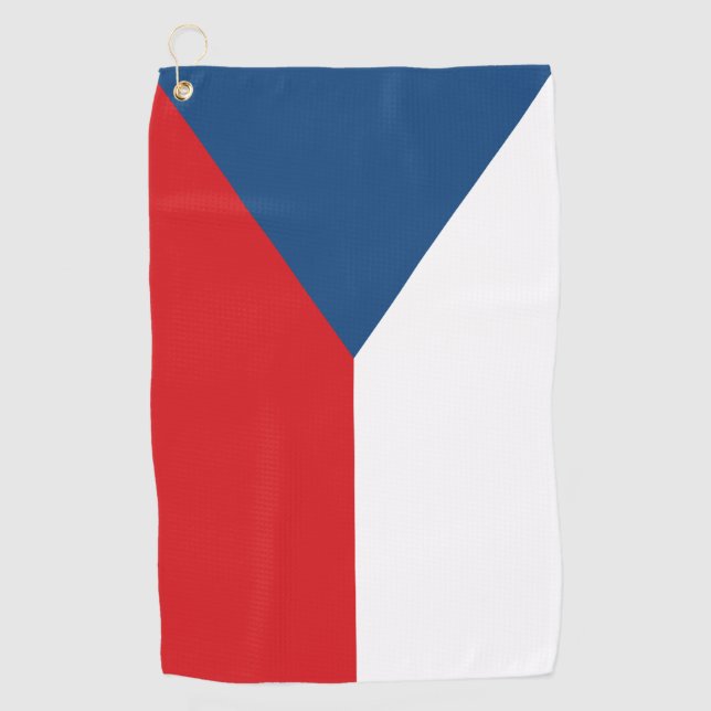 Golf Towel with flag of Czechia (Front)