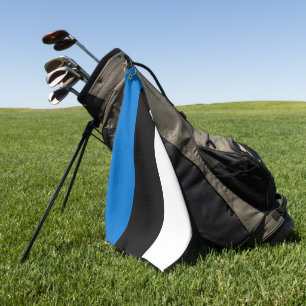 Golf Towel with flag of Estonia