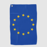 Golf Towel with flag of European Union