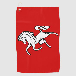 Golf Towel with flag of Kent County, England