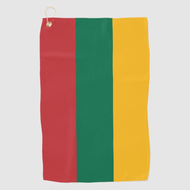 Golf Towel with flag of Lithuania (Front)