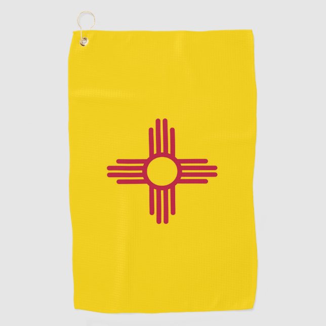 Golf Towel with flag of New Mexico (Front)