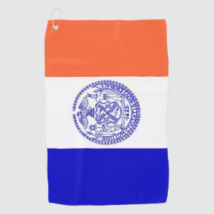 Golf Towel with flag of New York City