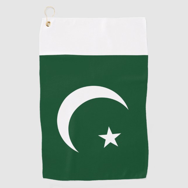 Golf Towel with flag of Pakistan (Front)