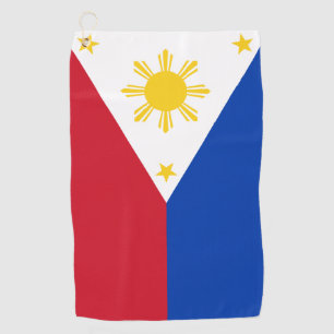 Golf Towel with flag of Philippines