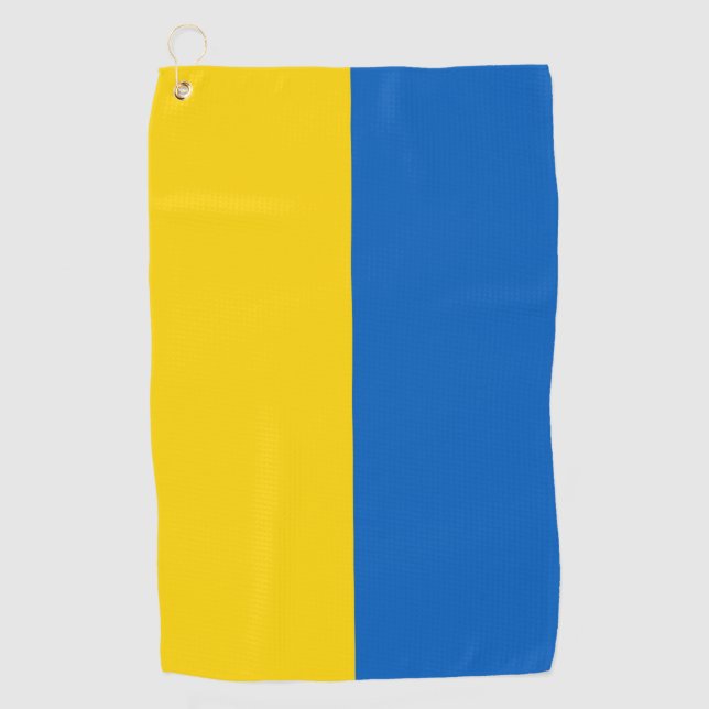 Golf Towel with flag of Ukraine (Front)