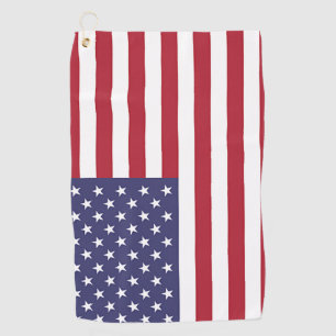 Golf Towel with flag of United States of America