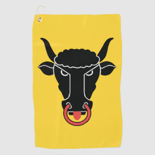 Golf Towel with flag of Uri, Switzerland