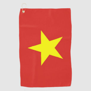 Golf Towel with flag of Vietnam