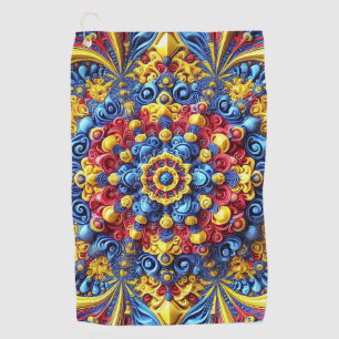 Golf Towel with Romanian Colours
