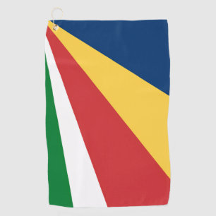 Golf Towel with Seychelles Colours