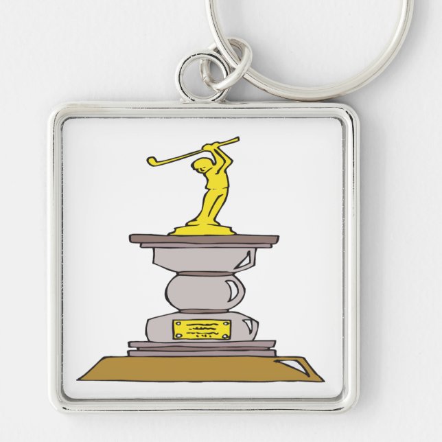 Golf Trophy Key Ring (Front)