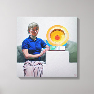 Golf Trophy - Wrapped Canvas Art Print