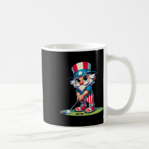 Golf Uncle Sam Usa America 4th Of July Independenc Coffee Mug
