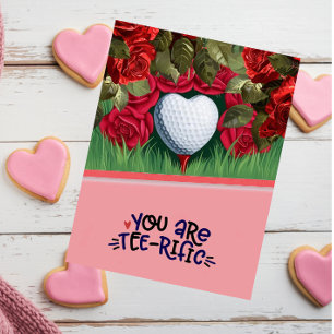 Golf Valentine's Day Card – Tee Up Your Love