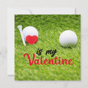 Golf Valentine's Day for Golfer with LOVE Holiday