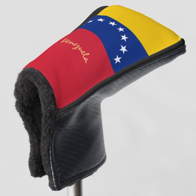 Golf Venezuela & Venezuela Flag /Golf Clubs Covers (3/4 Front)