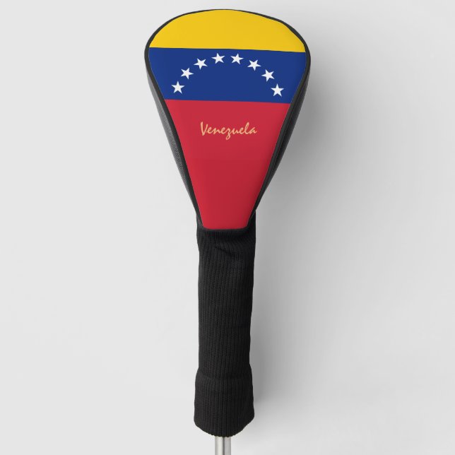 Golf Venezuela & Venezuela Flag /Golf Clubs Covers (Front)