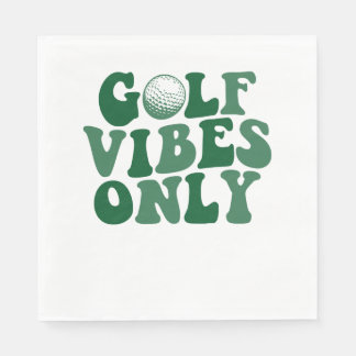 Golf Vibes Only, Golf Lover Napkin