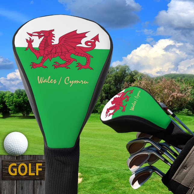 Golf Wales & Welsh Flag sport golfing Clubs Covers (Creator Uploaded)