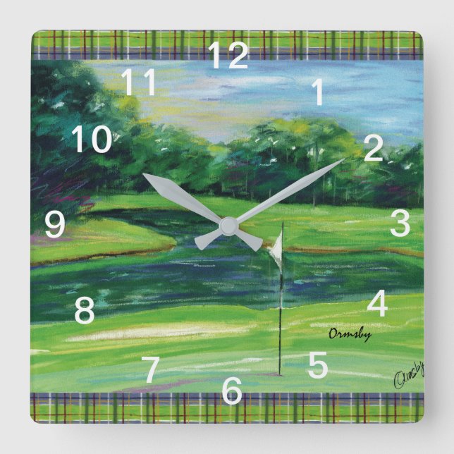 Golf wall clock (Front)