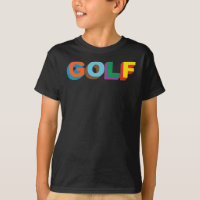 Golf Wang Logo T Shirt for All,Full Size Black