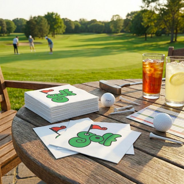 Golf Wang Vibrant Green and Red Napkin (Creator Uploaded)