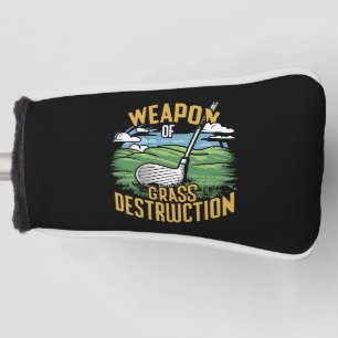 Golf Weapon of Grass Destruction Art Head Cover