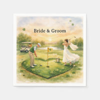 Golf Wedding Lucky in Love St. Patrick's Day theme