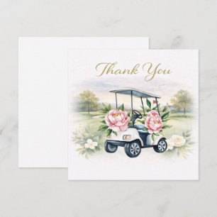 GOLF WEDDING thank you card