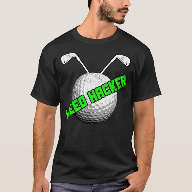 Golf Weed Hacker Sport Game Golfing Golfer badmint T-Shirt (Front)