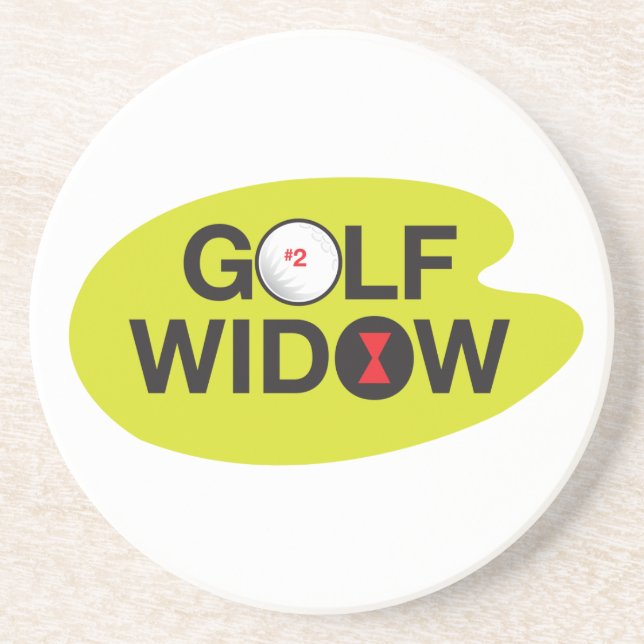 Golf Widow Badge of Honour Coaster (Front)