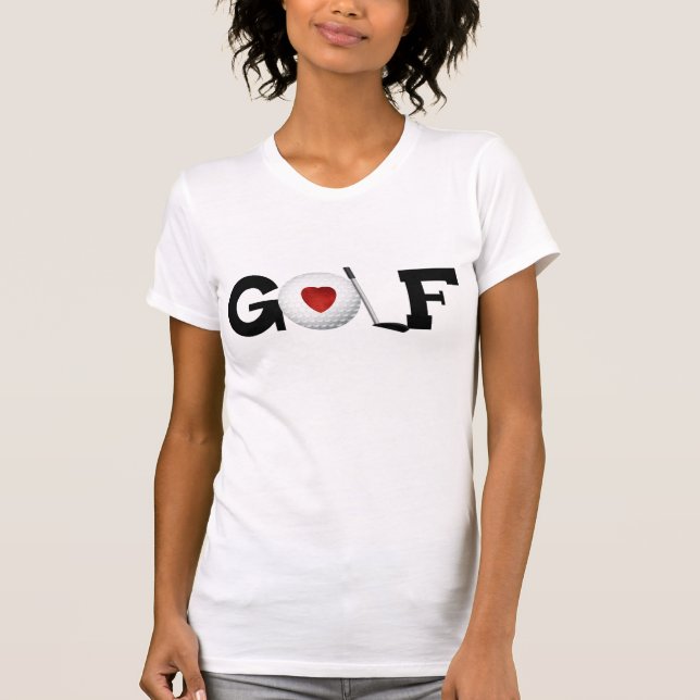 Golf with Golf Ball Tshirt (Front)