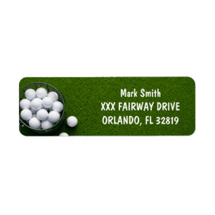 Golf with Name for golfer