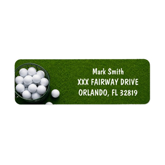 Golf with Name for golfer  (Front)