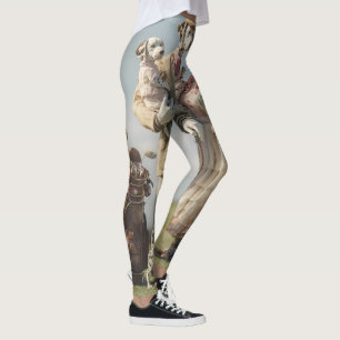 Golf with Puppy Dalmatian Love Leggings