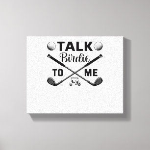 Golf Wives Social Club Floral Canvas Print