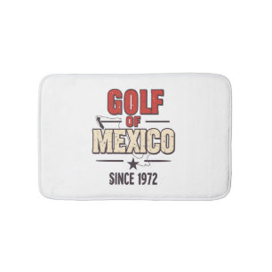 Golf Wives Social Club Flowers Bath Mat