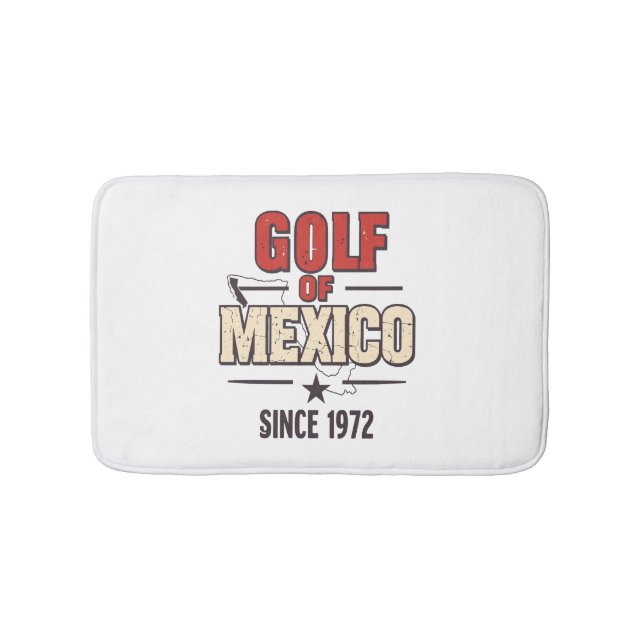 Golf Wives Social Club Flowers Bath Mat (Front)