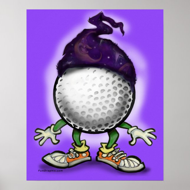 Golf Wizard Poster (Front)