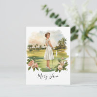 Golf Woman golfer on golf course Bridal 