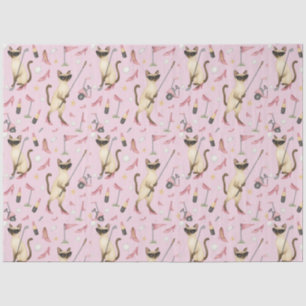 Golf Woman themed for Bachelorette Party Pink Tissue Paper