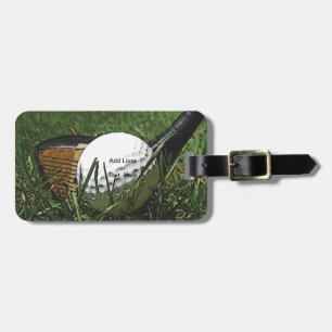 GOLF WOOD BAG TAG