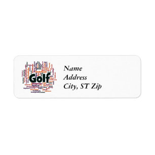 Golf Word Cloud