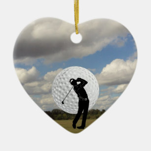 Golf World Ceramic Tree Decoration